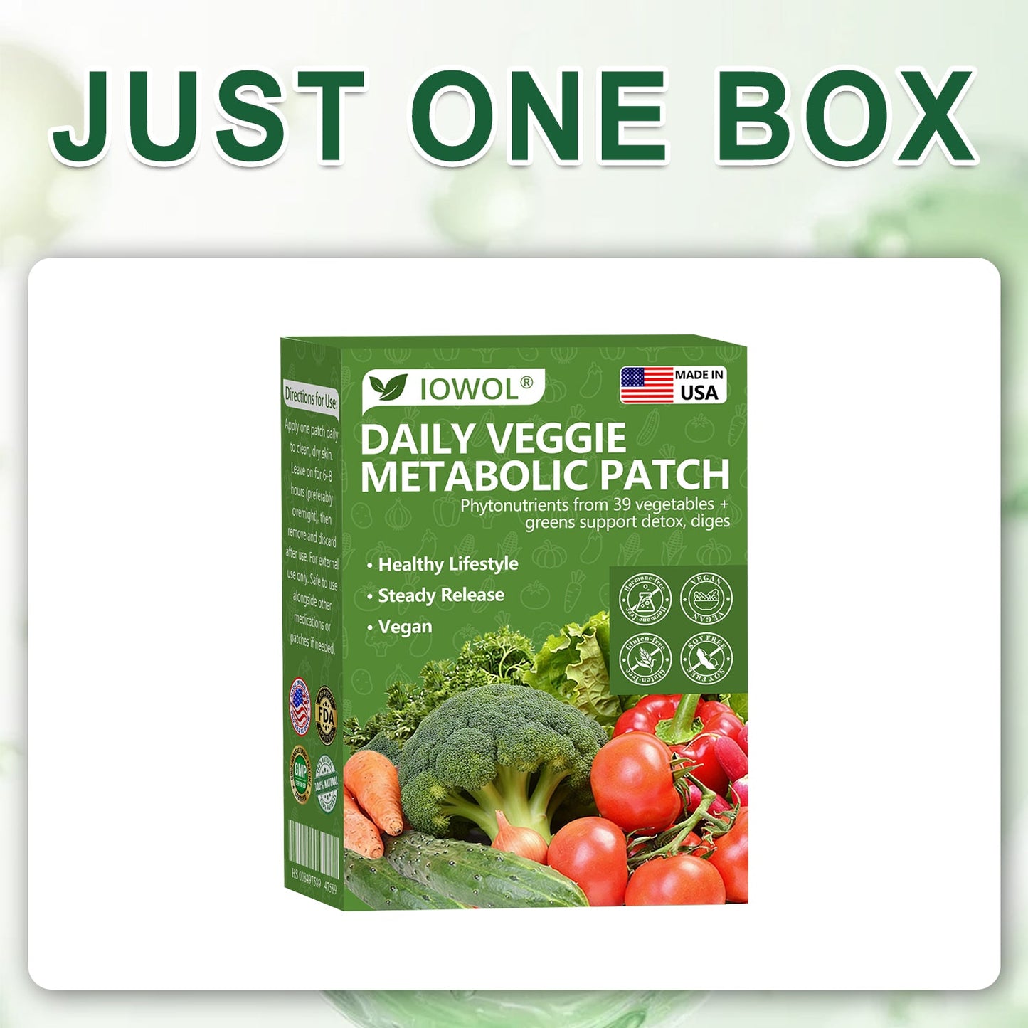 us🥦𝐎𝐟𝐟𝐢𝐜𝐢𝐚𝐥 𝐒𝐭𝐨𝐫𝐞 | 𝐈𝐎𝐖𝐎𝐋® 𝐃𝐚𝐢𝐥𝐲 𝐕𝐞𝐠𝐞𝐭𝐚𝐛𝐥𝐞 𝐌𝐞𝐭𝐚𝐛𝐨𝐥𝐢𝐜 𝐏𝐚𝐭𝐜𝐡 𝐮𝐬𝐞𝐬 𝐨𝐫𝐠𝐚𝐧𝐢𝐜 𝐯𝐞𝐠𝐞𝐭𝐚𝐛𝐥𝐞 𝐞𝐱𝐭𝐫𝐚𝐜𝐭𝐬 𝐚𝐧𝐝 𝐩𝐡𝐲𝐭𝐨𝐧𝐮𝐭𝐫𝐢𝐞𝐧𝐭𝐬 𝐟𝐫𝐨𝐦 𝟑𝟗 𝐯𝐞𝐠𝐞𝐭𝐚𝐛𝐥𝐞𝐬 + 𝐠𝐫𝐞𝐞𝐧𝐬 𝐭𝐨 𝐬𝐮𝐩𝐩𝐨𝐫𝐭 𝐝𝐞𝐭𝐨𝐱, 𝐝𝐢𝐠𝐞𝐬𝐭𝐢𝐨𝐧 & 𝐦𝐞𝐭𝐚𝐛𝐨𝐥𝐢𝐜 𝐫𝐞𝐬𝐞𝐭, 𝐚𝐧𝐝 𝐛𝐨𝐨𝐬𝐭 𝐞𝐧𝐞𝐫𝐠𝐲 𝐟𝐨𝐫 𝐚𝐥𝐥-𝐝𝐚𝐲 𝐰𝐞𝐥𝐥𝐧𝐞𝐬𝐬.