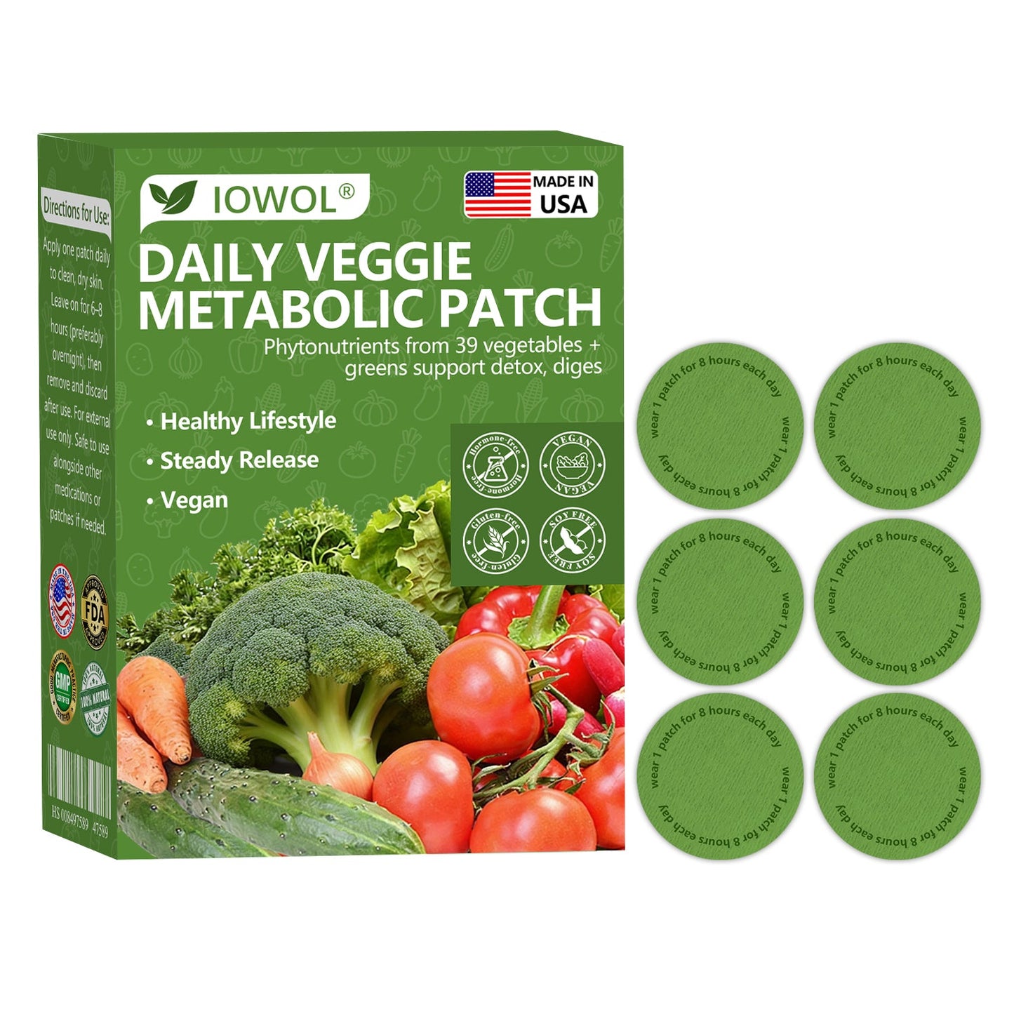 us🥦𝐎𝐟𝐟𝐢𝐜𝐢𝐚𝐥 𝐒𝐭𝐨𝐫𝐞 | 𝐈𝐎𝐖𝐎𝐋® 𝐃𝐚𝐢𝐥𝐲 𝐕𝐞𝐠𝐞𝐭𝐚𝐛𝐥𝐞 𝐌𝐞𝐭𝐚𝐛𝐨𝐥𝐢𝐜 𝐏𝐚𝐭𝐜𝐡 𝐮𝐬𝐞𝐬 𝐨𝐫𝐠𝐚𝐧𝐢𝐜 𝐯𝐞𝐠𝐞𝐭𝐚𝐛𝐥𝐞 𝐞𝐱𝐭𝐫𝐚𝐜𝐭𝐬 𝐚𝐧𝐝 𝐩𝐡𝐲𝐭𝐨𝐧𝐮𝐭𝐫𝐢𝐞𝐧𝐭𝐬 𝐟𝐫𝐨𝐦 𝟑𝟗 𝐯𝐞𝐠𝐞𝐭𝐚𝐛𝐥𝐞𝐬 + 𝐠𝐫𝐞𝐞𝐧𝐬 𝐭𝐨 𝐬𝐮𝐩𝐩𝐨𝐫𝐭 𝐝𝐞𝐭𝐨𝐱, 𝐝𝐢𝐠𝐞𝐬𝐭𝐢𝐨𝐧 & 𝐦𝐞𝐭𝐚𝐛𝐨𝐥𝐢𝐜 𝐫𝐞𝐬𝐞𝐭, 𝐚𝐧𝐝 𝐛𝐨𝐨𝐬𝐭 𝐞𝐧𝐞𝐫𝐠𝐲 𝐟𝐨𝐫 𝐚𝐥𝐥-𝐝𝐚𝐲 𝐰𝐞𝐥𝐥𝐧𝐞𝐬𝐬.
