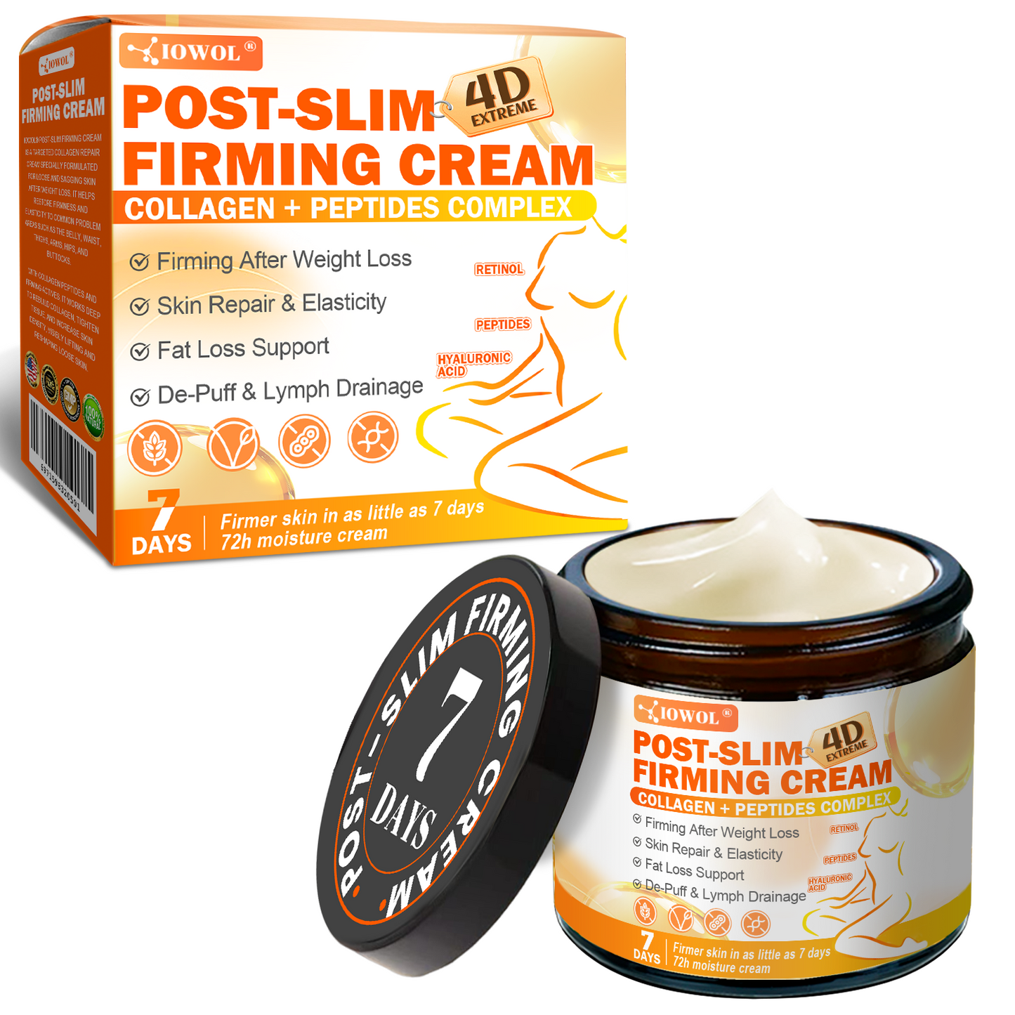 us 𝐎𝐟𝐟𝐢𝐜𝐢𝐚𝐥 𝐒𝐭𝐨𝐫𝐞 | 𝐈𝐎𝐖𝐎𝐋® 𝐏𝐨𝐬𝐭-𝐒𝐥𝐢𝐦 𝐅𝐢𝐫𝐦𝐢𝐧𝐠 𝐂𝐫𝐞𝐚𝐦 𝐰𝐢𝐭𝐡 𝐆𝐇𝐊-𝐂𝐮, 𝐀𝐫𝐠𝐢𝐫𝐞𝐥𝐢𝐧𝐞 & 𝐌𝐚𝐭𝐫𝐢𝐱𝐲𝐥 𝟑𝟎𝟎𝟎, 𝐜𝐨𝐥𝐥𝐚𝐠𝐞𝐧 𝐩𝐞𝐩𝐭𝐢𝐝𝐞𝐬 𝐚𝐧𝐝 𝐬𝐤𝐢𝐧-𝐟𝐢𝐫𝐦𝐢𝐧𝐠 𝐚𝐜𝐭𝐢𝐯𝐞𝐬 𝐭𝐨 𝐭𝐚𝐫𝐠𝐞𝐭 𝐥𝐨𝐨𝐬𝐞, 𝐬𝐚𝐠𝐠𝐢𝐧𝐠 𝐬𝐤𝐢𝐧 𝐚𝐟𝐭𝐞𝐫 𝐰𝐞𝐢𝐠𝐡𝐭 𝐥𝐨𝐬𝐬.