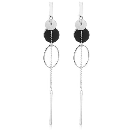2026 New Gold Color Long Crystal Tassel Dangle Earrings for Women Wedding Drop Earring Fashion Jewelry Gifts